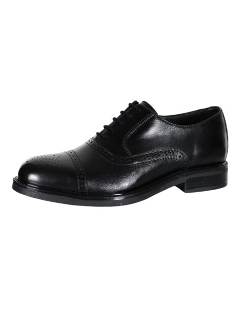 Oxford Voforo en cuir noir