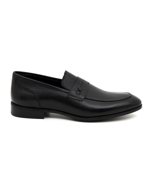 Mocassins Elvoro en cuir noirs