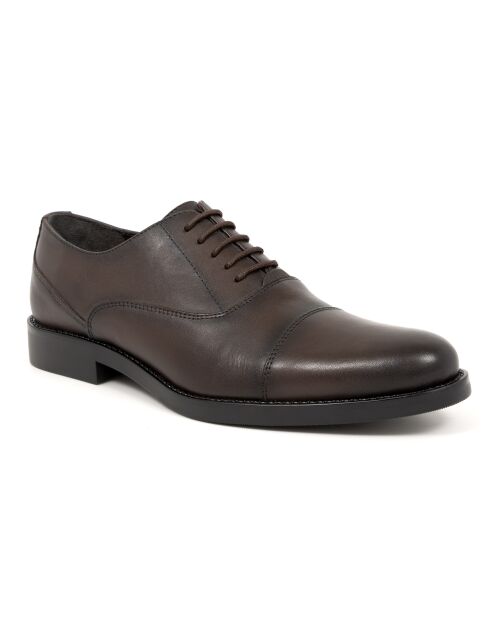 Oxford Vanifen en cuir marron