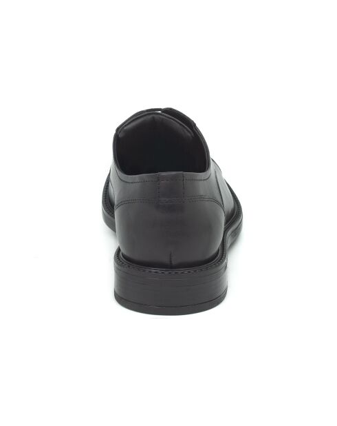 Jumans Derbys aus schwarzem Leder