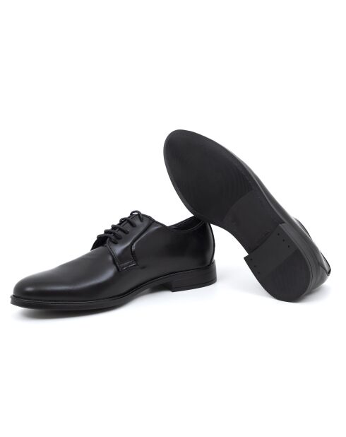 Derbies Amilavy en cuir noir