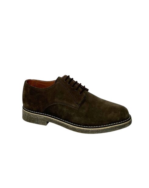 Derbies Saneiro en daim marron