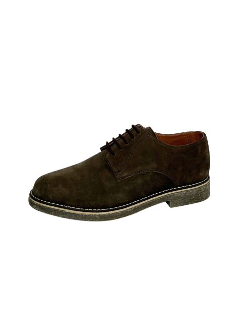 Derbies Saneiro en daim marron