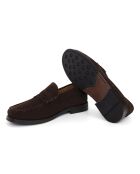 Mocassins Satora en daim marron