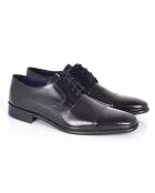 Derbies Pakel en cuir noir