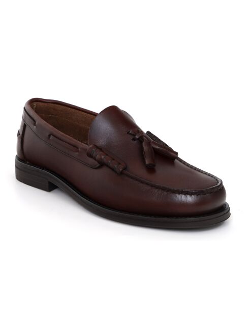 Mocassins Rasila en cuir marron
