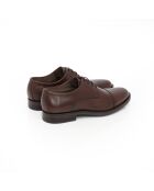Derbies Manir en cuir marron