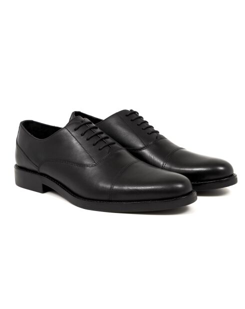 Oxford Vanifen en cuir noir