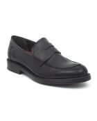 Mocassins Prasur en cuir noirs