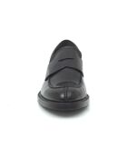 Mocassins Prasur en cuir noirs
