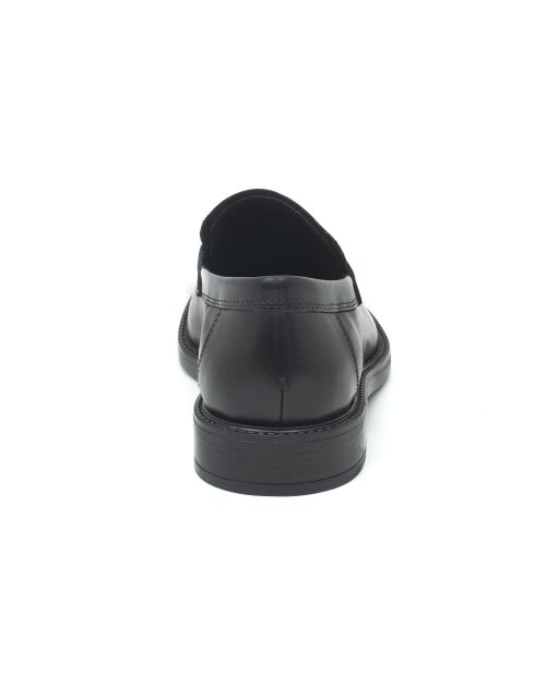 Mocassins Prasur en cuir noirs