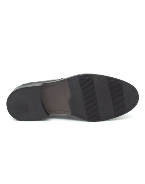Mocassins Prasur en cuir noirs
