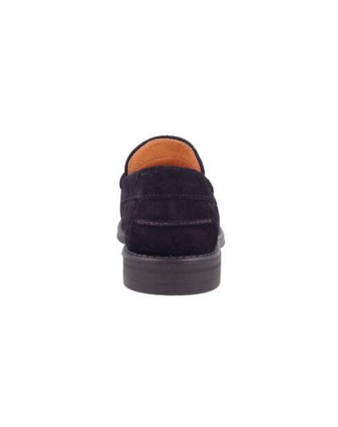 Mocassins Satora en daim bleu marine