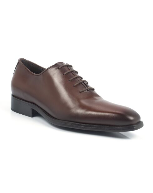 Oxford Parmen en cuir marron