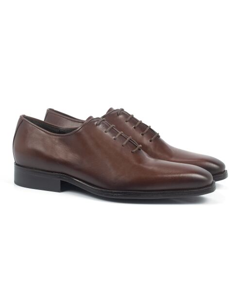 Oxford Parmen en cuir marron