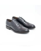 Misane Oxford aus marineblauem Leder