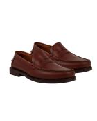 Mocassin Matora en cuir marron