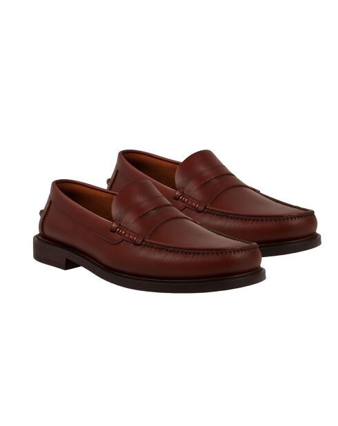 Mocassin Matora en cuir marron