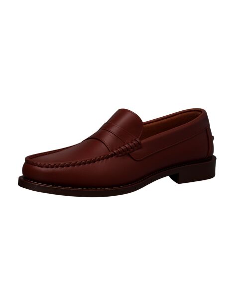 Mocassin Matora en cuir marron