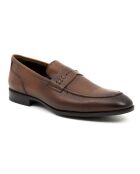 Mocassin Elvoro en cuir marron