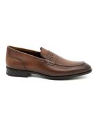 Mocassin Elvoro en cuir marron