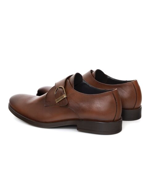 Monks Perola en cuir marron
