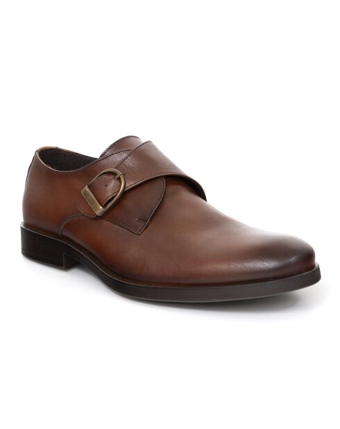 Monks Perola en cuir marron