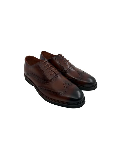 Oxford Parnel en cuir marron