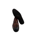 Oxford Parnel en cuir marron