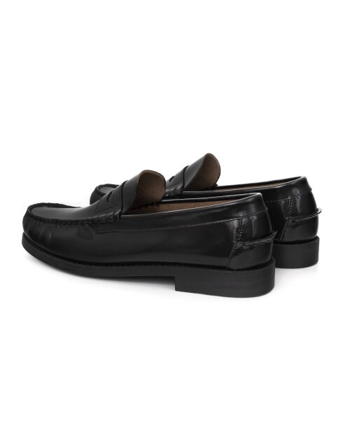 Mocassins Ilora en cuir noir