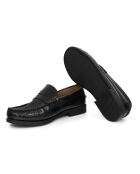 Mocassins Ilora en cuir noir