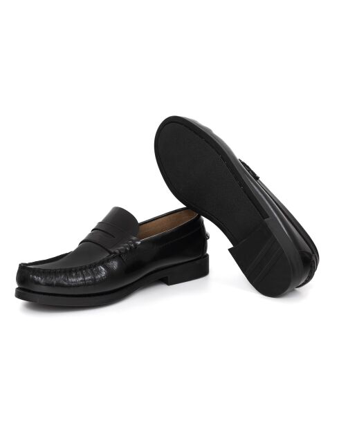 Mocassins Ilora en cuir noir