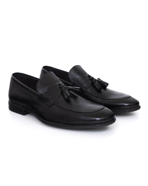 Mocassins Terna en cuir noirs