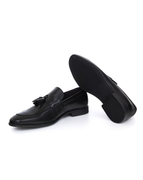 Mocassins Terna en cuir noirs