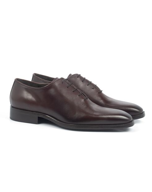Oxford Parmen en cuir marron