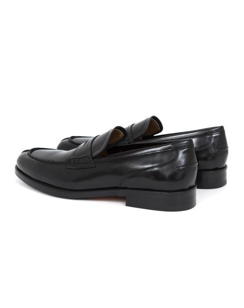 Mocassins Vizantik en cuir noirs