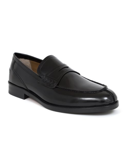 Mocassins Vizantik en cuir noirs