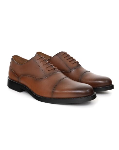 Oxford Vanifen en cuir marron