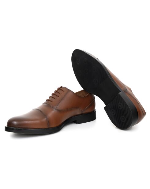 Oxford Vanifen en cuir marron