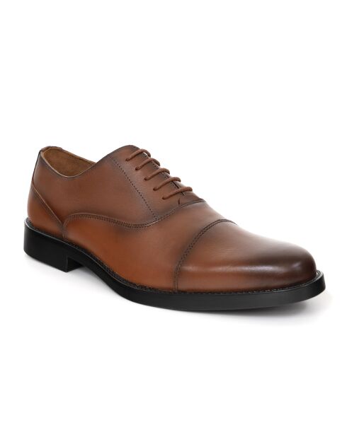 Oxford Vanifen en cuir marron
