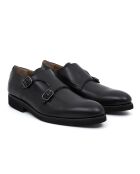 Monks Fankmen en cuir noir