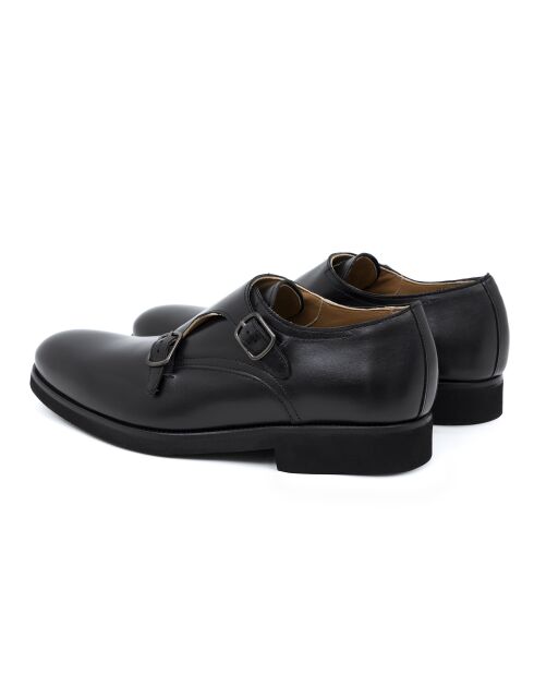 Monks Fankmen en cuir noir
