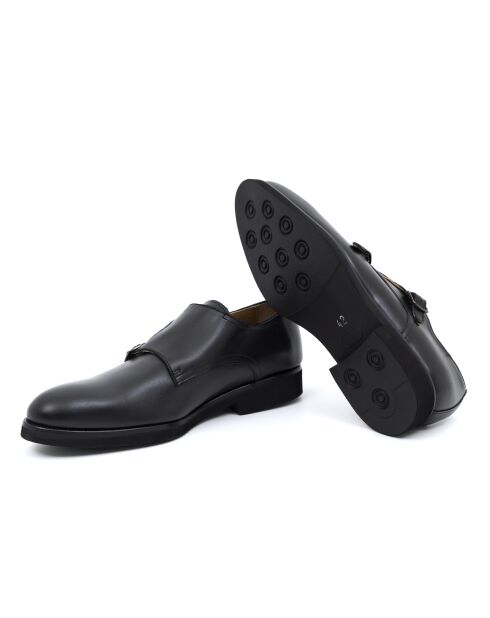 Monks Fankmen en cuir noir