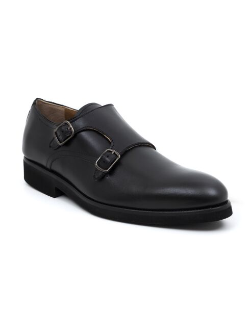 Monks Fankmen en cuir noir