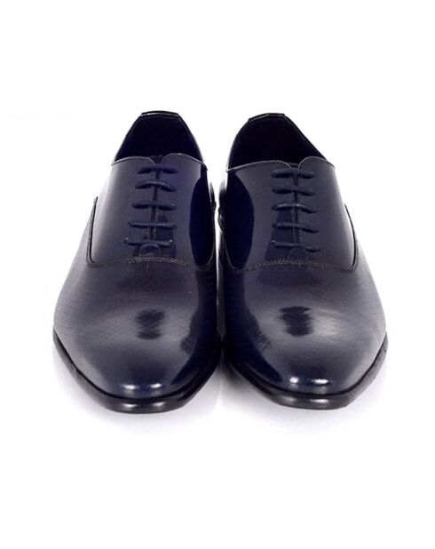 Oxford Paciel de piel azul marino