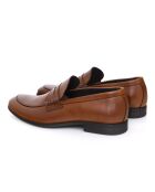 Mocassins Nirela en cuir marron