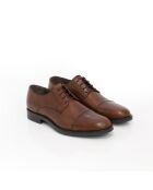 Derbies Manir en cuir marron