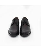 Derbies Banapor en cuir noir