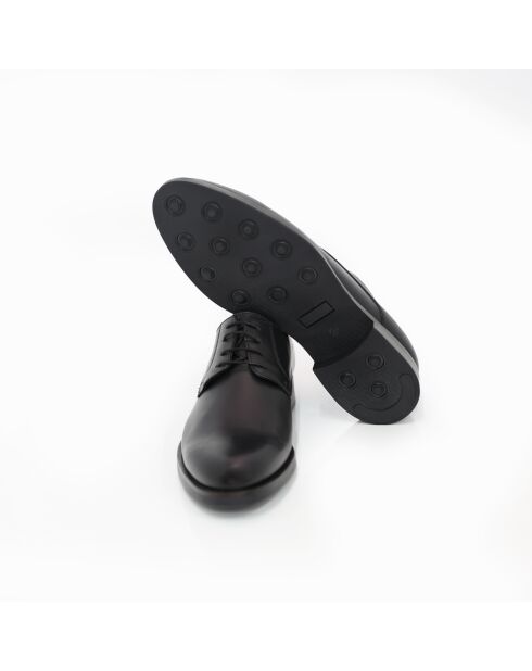 Derbies Banapor en cuir noir