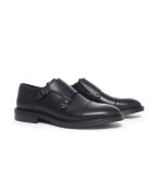 Monks Elvin en cuir noir